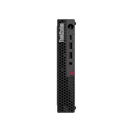 Lenovo ThinkStation P3 30H0 - Tiny - 1 x Core i7 13700T / up to 4.9 GHz - vPro Enterprise - RAM 16 GB - SSD 512 GB - TCG Opal Encryption, NVMe, Performance - T1000 - Gigabit Ethernet - Win 11 Pro - monitor: none - keyboard: UK - black - Lenovo TopSeller