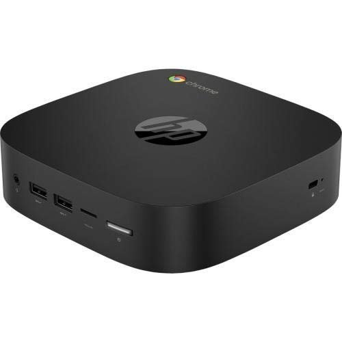 HP Chromebox G3 - Mini - 1 x Core i5 10310U / up to 4.4 GHz - RAM 8 GB - flash - eMMC 64 GB - UHD Graphics - Gigabit Ethernet, IEEE 802.11ax (Wi-Fi 6) - Bluetooth 5.0, 802.11a/b/g/n/ac/ax - Chrome OS - monitor: none - sparkling black