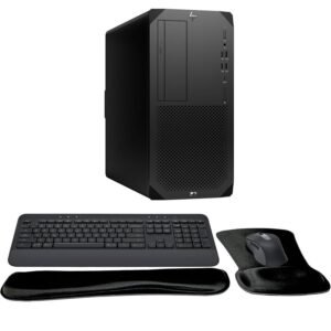 HP Workstation Z2 G9 - Tower - 4U - 1 x Core i7 12700K / up to 5 GHz - vPro - RAM 32 GB - SSD 1 TB - HP Z Turbo Drive, NVMe, TLC - RTX A2000 - Gigabit Ethernet - Win 10 Pro 64-bit (includes Win 11 Pro Licence) - monitor: none - keyboard: UK - black