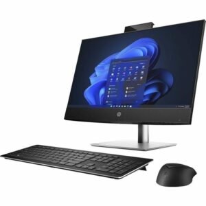 HP ProOne 440 G9 - Wolf Pro Security - all-in-one - Core i5 13500T / up to 4.6 GHz - RAM 16 GB - SSD 512 GB - NVMe - DVD-Writer - UHD Graphics 770 - Gigabit Ethernet, Bluetooth 5.3, IEEE 802.11ax (Wi-Fi 6) - 802.11a/b/g/n/ac/ax, Bluetooth 5.3 - Win 11 Pro - monitor: LED 23.8" 1920 x 1080 (Full HD) @ 60 Hz - keyboard: UK - Smart Buy - with HP Wolf Pro Security Edition (3 years)