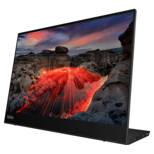 Lenovo ThinkVision M14t Gen 2 - LED monitor - 14" - portable - touchscreen - 2240 x 1400 - IPS - 300 cd/m≤ - 1500:1 - 6 ms - 2xUSB-C - raven black