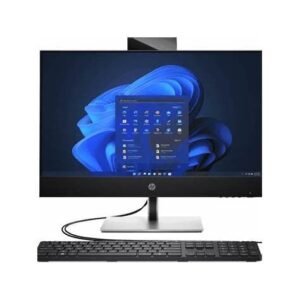 HP ProOne 440 G9 - All-in-one - Core i7 12700T / up to 4.7 GHz - RAM 16 GB - SSD 512 GB - NVMe - UHD Graphics 770 - Gigabit Ethernet - Win 11 Pro (includes Win 10 Pro Licence) - monitor: LED 23.8" 1920 x 1080 (Full HD) @ 60 Hz - keyboard: UK - with HP 5 years Next Business Day Onsite Hardware Support for Desktops