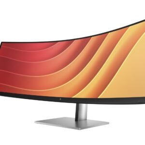 HP E45c G5 - E-Series - LED monitor - curved - 45" (44.5" viewable) - 5120 x 1440 Dual Quad HD @ 165 Hz - VA - 400 cd/m≤ - 3000:1 - 3 ms - HDMI, DisplayPort, USB-C - speakers - black head, black and silver (stand)