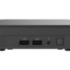 ASUS NUC 13 PRO RNUC13ANKI50WC3 - Mini PC - Core i5 1340P / up to 4.6 GHz - RAM 8 GB - SSD 512 GB - NVMe - Intel Iris Xe Graphics - Gigabit Ethernet, 2.5 Gigabit Ethernet, Bluetooth 5.2, IEEE 802.11ax (Wi-Fi 6E) - Win 11 Pro - monitor: none - black