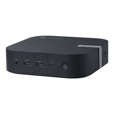 ASUS Chromebox 5 G3103UN - Mini PC - 1 x Core i3 1220P / 1.5 GHz - RAM 8 GB - SSD 128 GB - Iris Xe Graphics - GigE, 2.5 GigE, Bluetooth 5.2, 802.11ax (Wi-Fi 6E) - WLAN: Bluetooth 5.2, 802.11a/b/g/n/ac/ax (Wi-Fi 6E) - Chrome OS - monitor: none - eco black