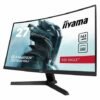 iiyama G-MASTER Red Eagle G2766HSU-B1 - LED monitor - curved - 27" - 1920 x 1080 Full HD (1080p) @ 165 Hz - VA - 250 cd/m≤ - 3000:1 - 1 ms - 2xHDMI, DisplayPort - speakers - matte black