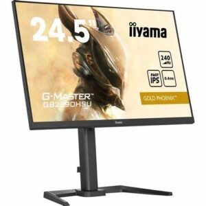 iiyama G-MASTER GB2590HSU-B5 - LED monitor - 24.5" - 1920 x 1080 Full HD (1080p) @ 240 Hz - Fast IPS - 400 cd/m≤ - 1000:1 - HDR400 - 0.4 ms - HDMI, DisplayPort - speakers - black, matte