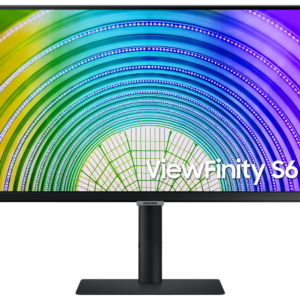 Samsung S24A600UCU - S60UA Series - LED monitor - 24" - 2560 x 1440 WQHD @ 75 Hz - IPS - 300 cd/m≤ - 1000:1 - HDR10 - 5 ms - HDMI, DisplayPort, USB-C - black