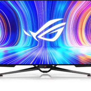 ASUS ROG Swift OLED PG42UQ - OLED monitor - gaming - 41.5" - 3840 x 2160 4K @ 138 Hz - 450 cd/m≤ - 135000:1 - HDR10 - 4xHDMI, DisplayPort - speakers