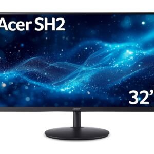 Acer SH322QU Abmiphux - SH2 Series - LCD monitor - 32" (31.5" viewable) - 2560 x 1440 WQHD @ 75 Hz - IPS - 300 cd/m≤ - HDR10 - 1 ms - HDMI, DisplayPort, USB-C - speakers - black