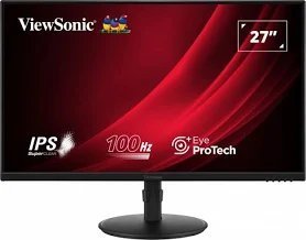 ViewSonic VG2708A - LED monitor - 27" - 1920 x 1080 Full HD (1080p) @ 100 Hz - IPS - 250 cd/m≤ - 1300:1 - 5 ms - HDMI, VGA, DisplayPort - speakers
