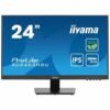 iiyama ProLite XU2463HSU-B1 - LED monitor - 24" (23.8" viewable) - 1920 x 1080 Full HD (1080p) @ 100 Hz - IPS - 250 cd/m≤ - 1300:1 - 3 ms - HDMI, DisplayPort - speakers - black, matte